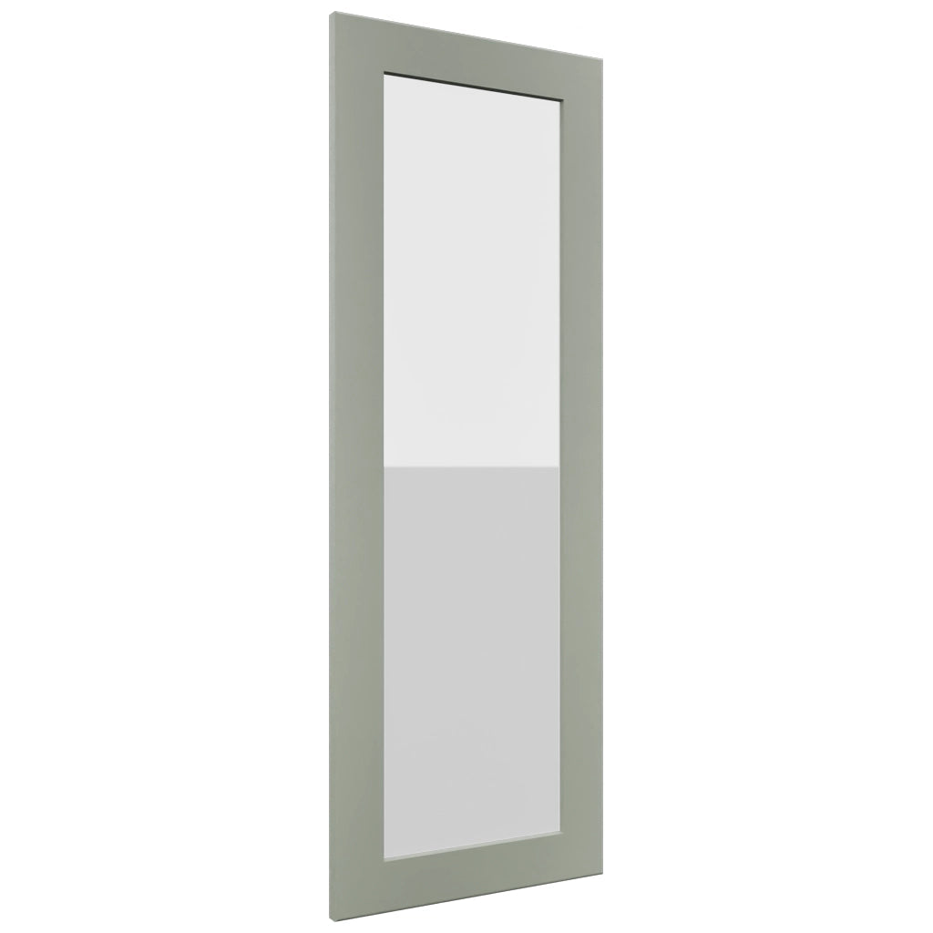 Fabuwood Galaxy Pistachio Green DS GDWDC2442 Wall Glass Door, Front View