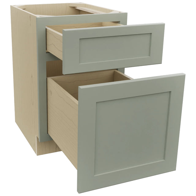 Fabuwood Galaxy Pistachio Green FD18 Vanity Desk, Open View