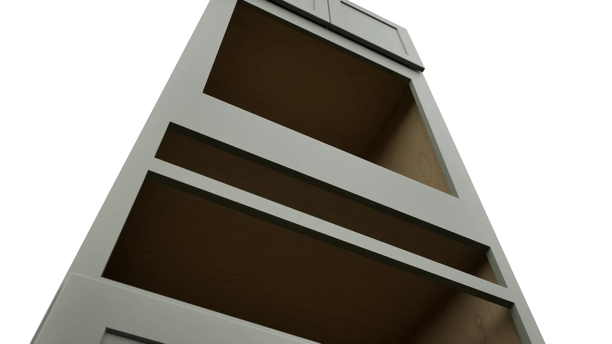 Fabuwood Galaxy Pistachio Green OC3390D Tall Oven Cabinet Double, Detail View
