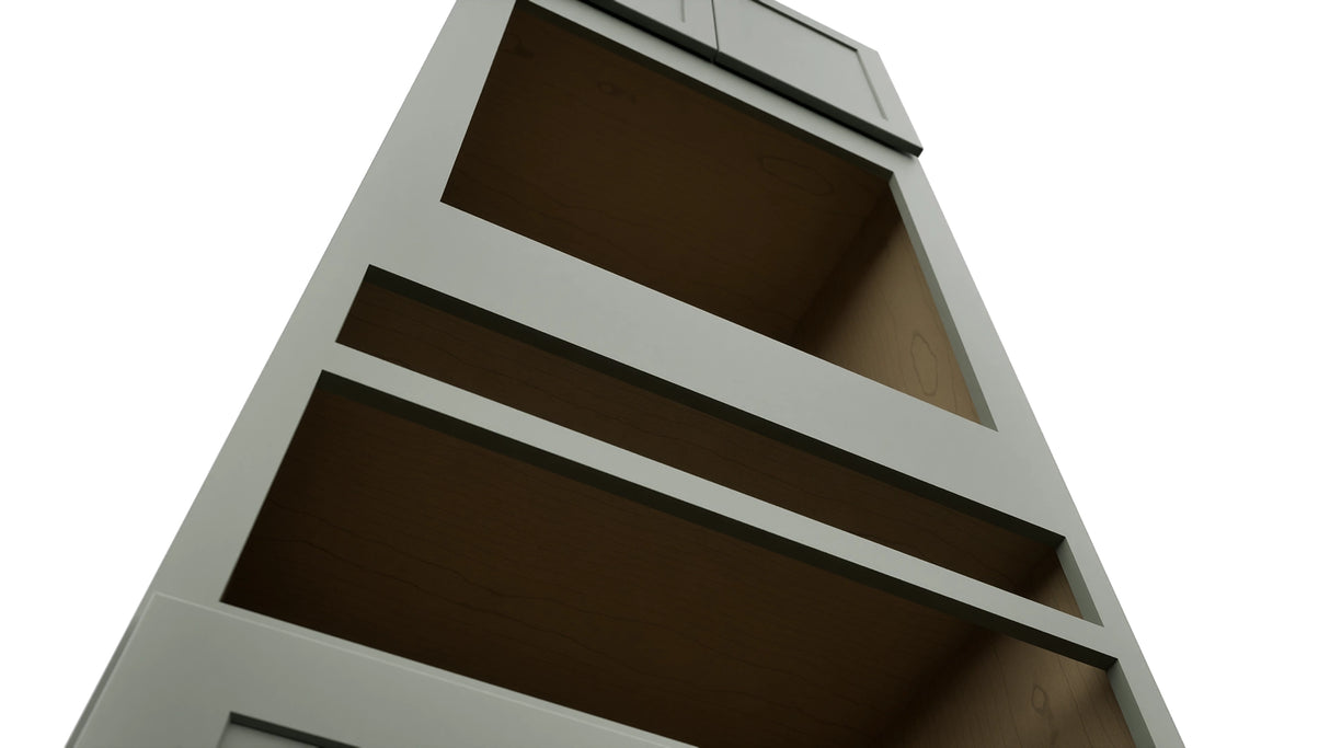 Fabuwood Galaxy Pistachio Green OC3393D Tall Oven Cabinet Double, Detail View