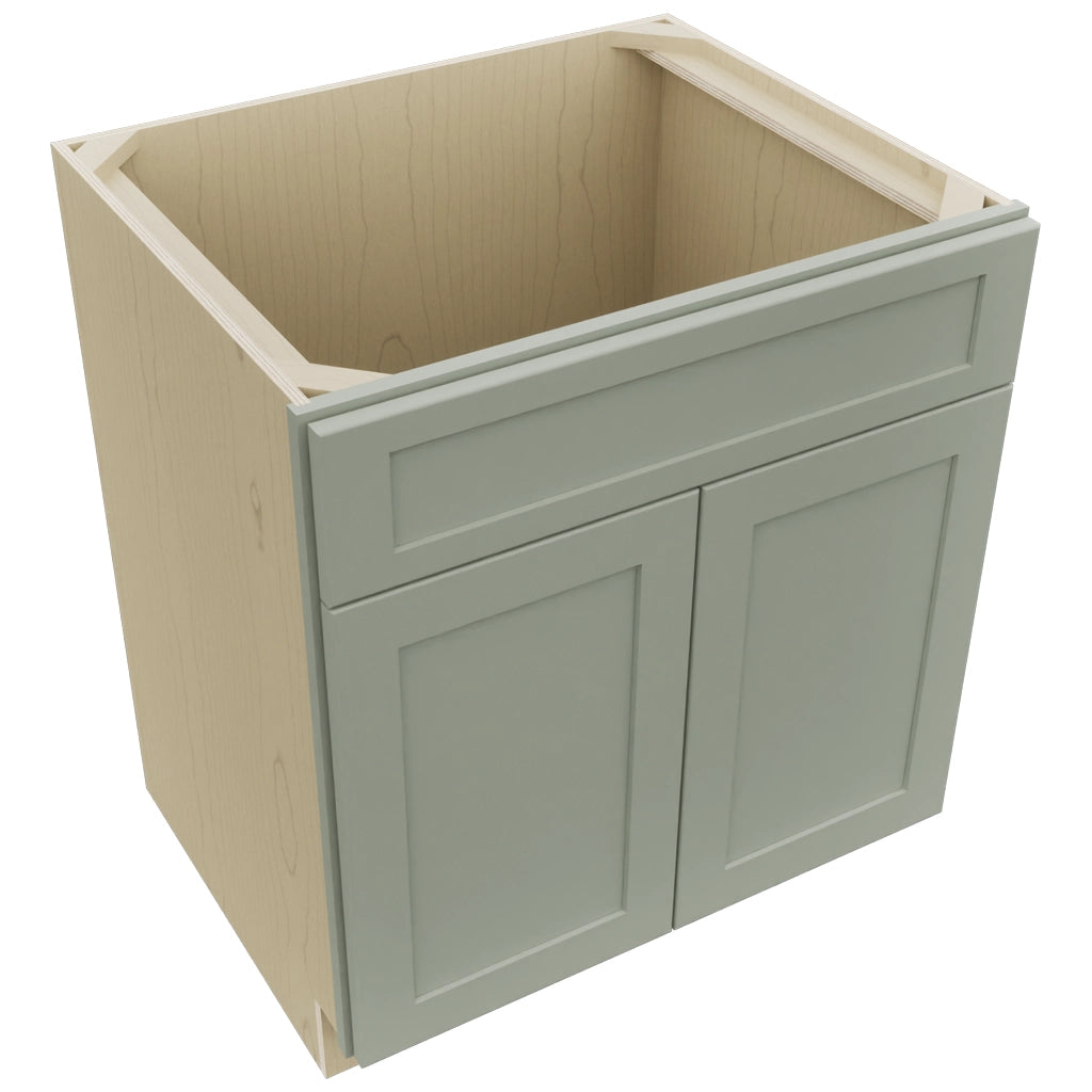 Fabuwood Galaxy Pistachio Green SB30 Base Sink Cabinet, Top View