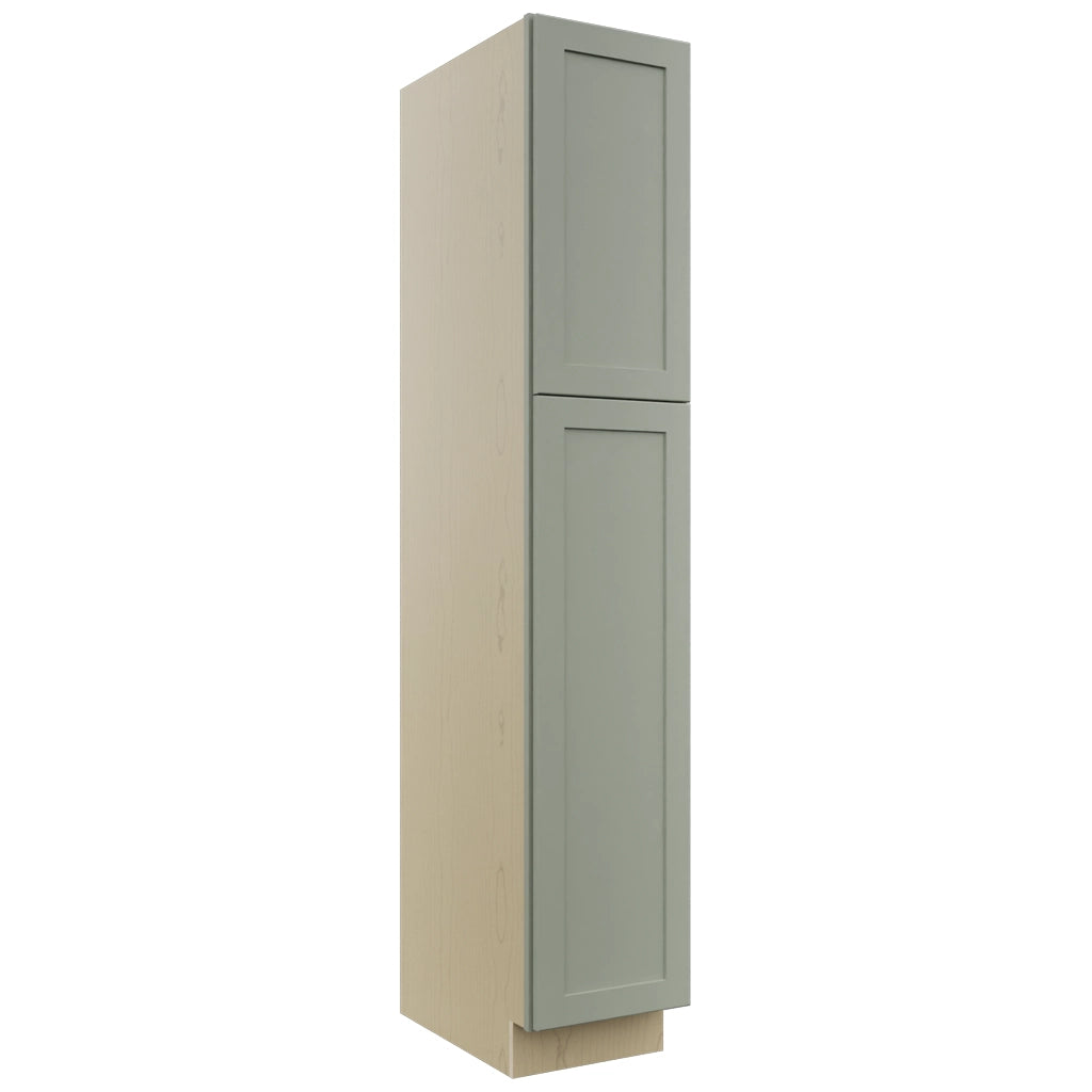 Fabuwood Galaxy Pistachio Green TP152484 Tall Pantry Cabinet, Front View