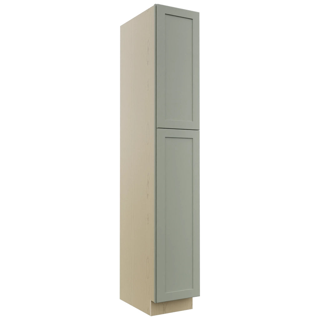 Fabuwood Galaxy Pistachio Green TP152490 Tall Pantry Cabinet, Front View