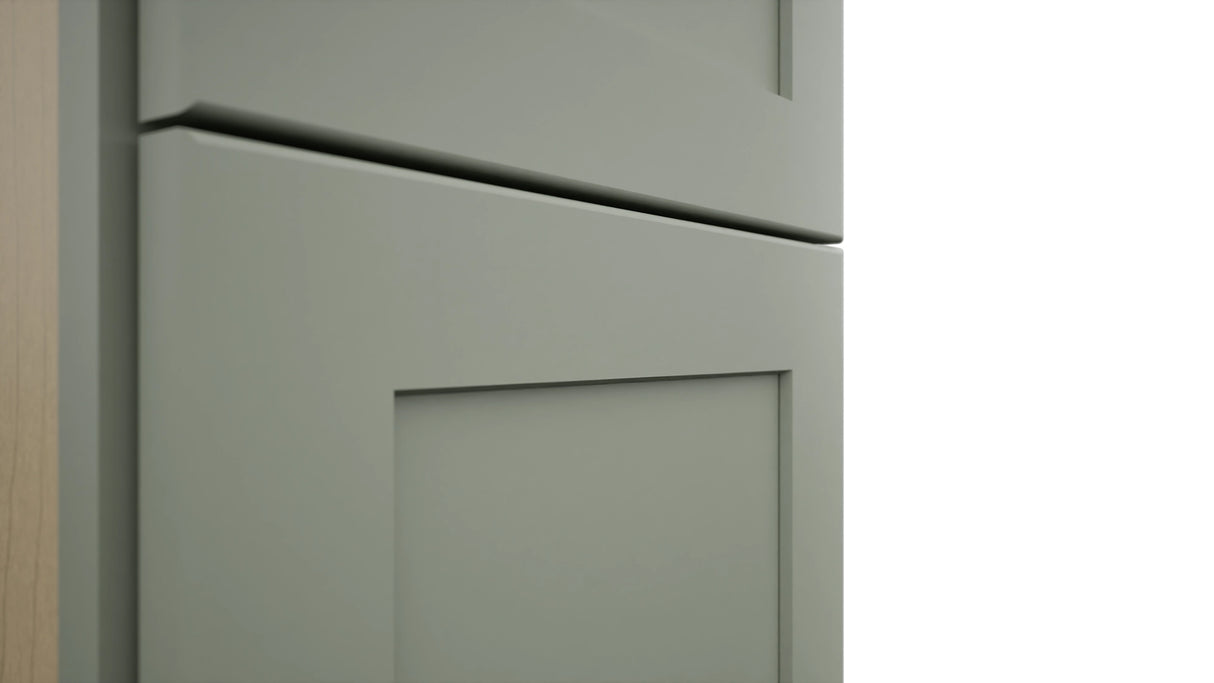 Fabuwood Galaxy Pistachio Green TP152490 Tall Pantry Cabinet, Detail View