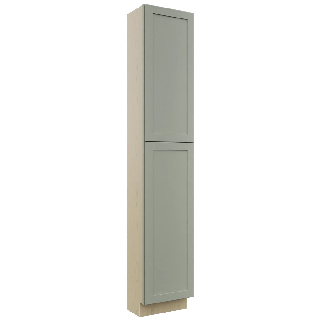 Fabuwood Galaxy Pistachio Green TP181296 Tall Pantry Cabinet, Front View