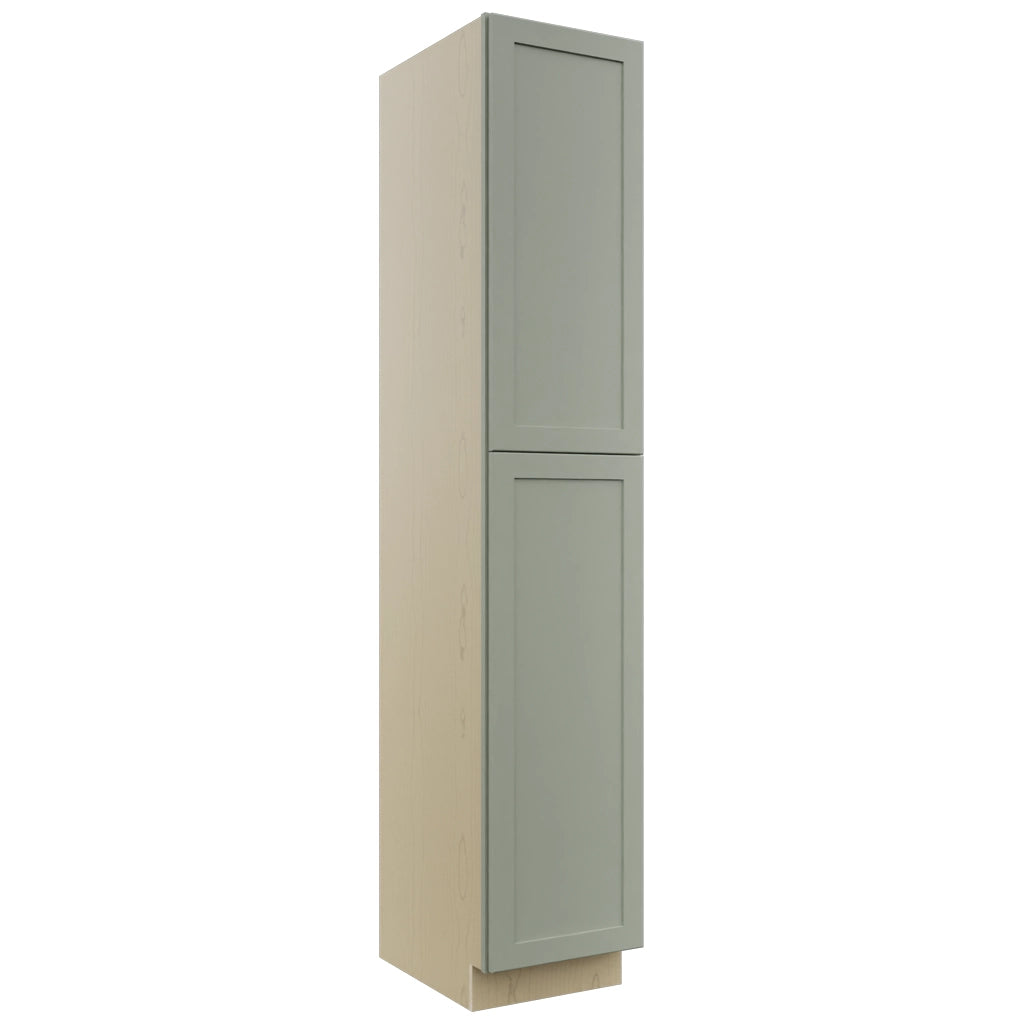 Fabuwood Galaxy Pistachio Green TP182496 Tall Pantry Cabinet, Front View