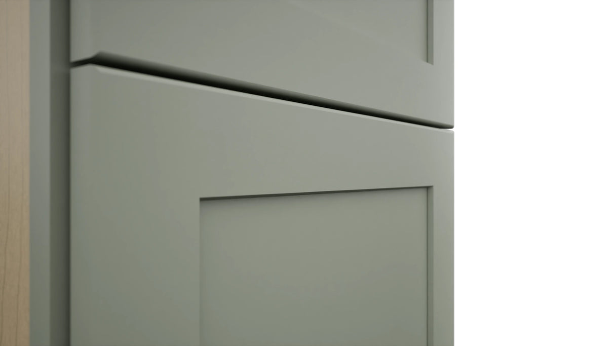 Fabuwood Galaxy Pistachio Green TP182496 Tall Pantry Cabinet, Detail View