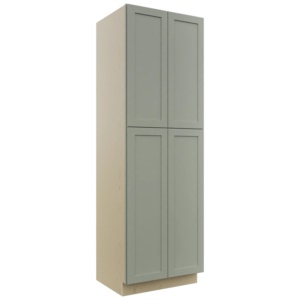 Fabuwood Galaxy Pistachio Green TP302493 Tall Pantry Cabinet, Front View