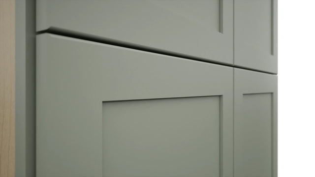 Fabuwood Galaxy Pistachio Green TP361293 Tall Pantry Cabinet, Detail View
