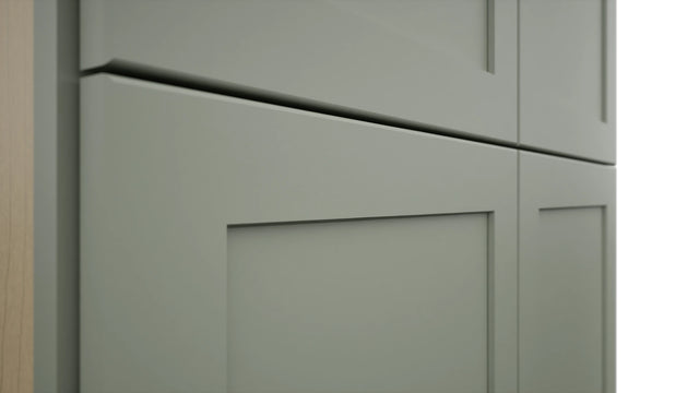 Fabuwood Galaxy Pistachio Green TP362496 Tall Pantry Cabinet, Detail View
