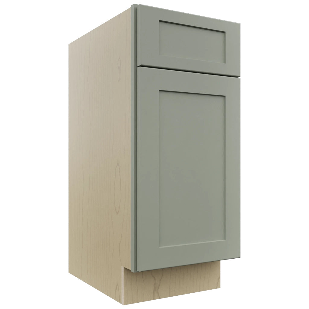 Fabuwood Galaxy Pistachio Green VB15-34 Vanity Base Standard Cabinet, Front View