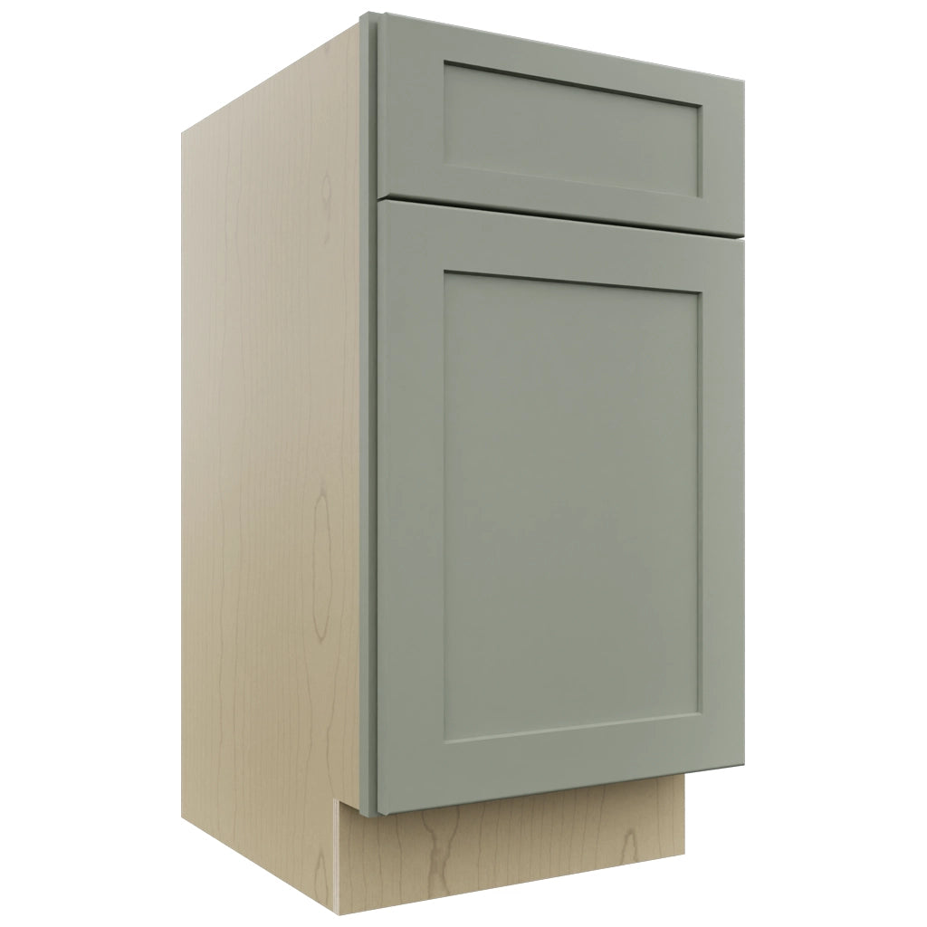 Fabuwood Galaxy Pistachio Green VB18-34 Vanity Base Standard Cabinet, Front View