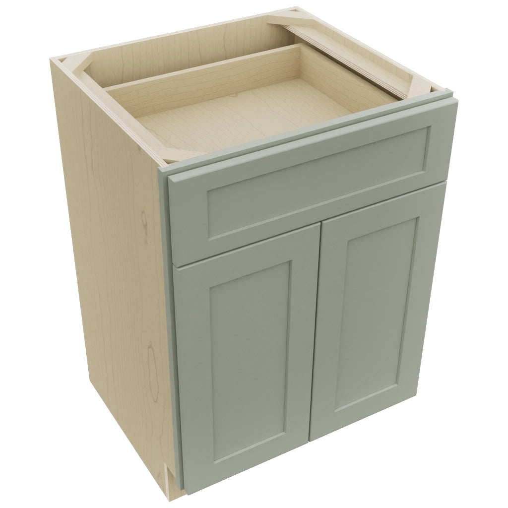 Fabuwood Galaxy Pistachio Green VB24-34 Vanity Base Standard Cabinet, Top View