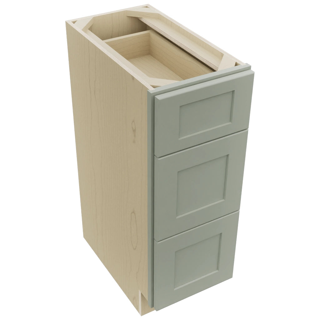 Fabuwood Galaxy Pistachio Green VDB12-34 Vanity Drawer Cabinet, Top View