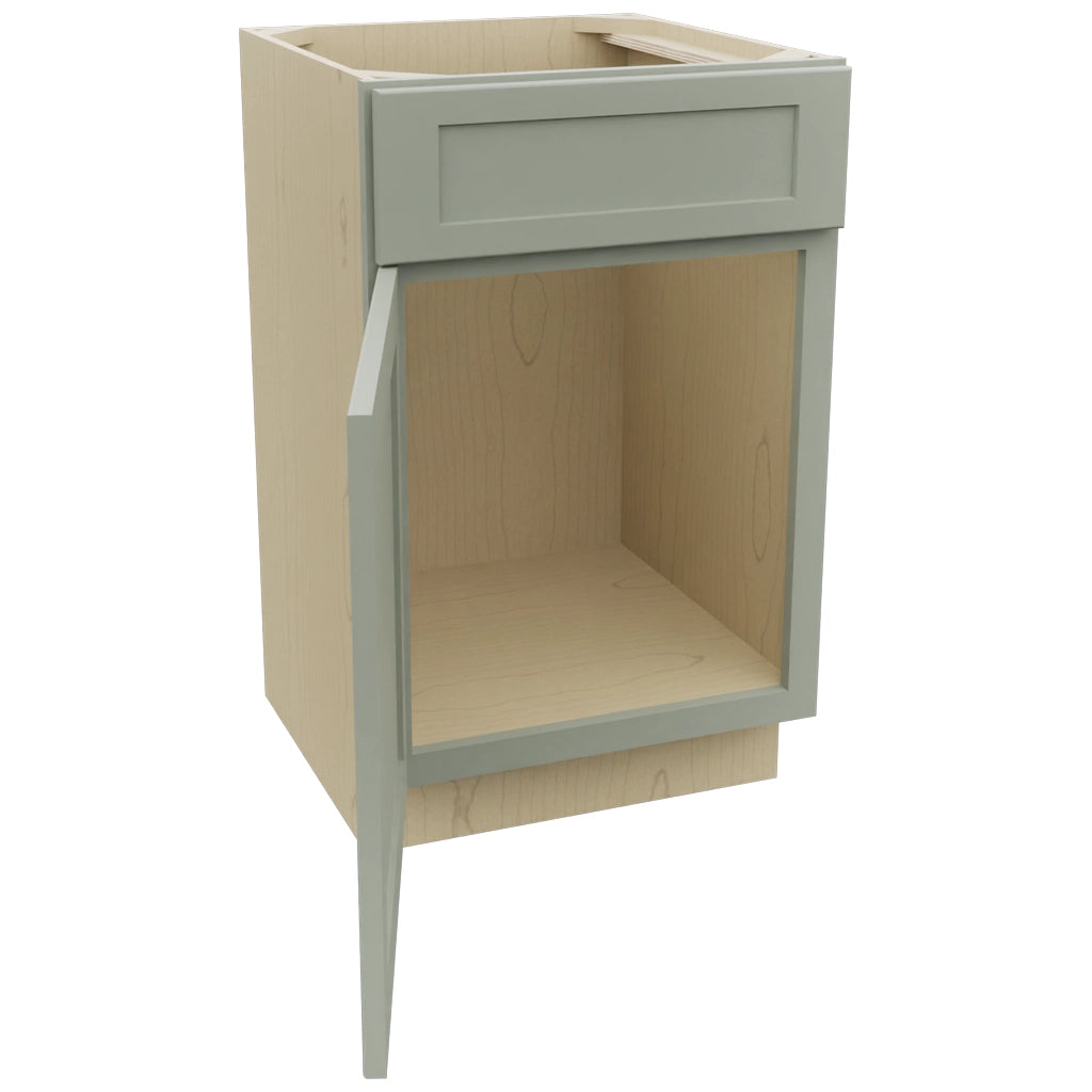 Fabuwood Galaxy Pistachio Green VSB21-34 Vanity Sink Cabinet, Open View