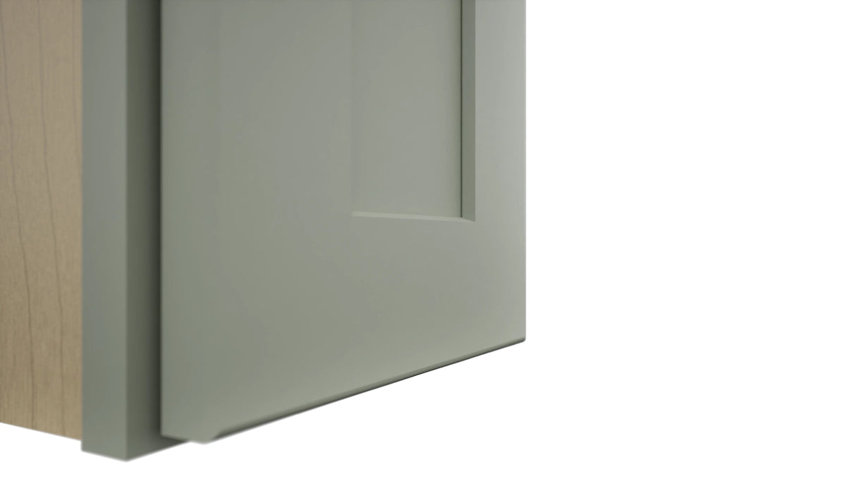 Fabuwood Galaxy Pistachio Green W0939 Wall Standard Cabinet, Detail View