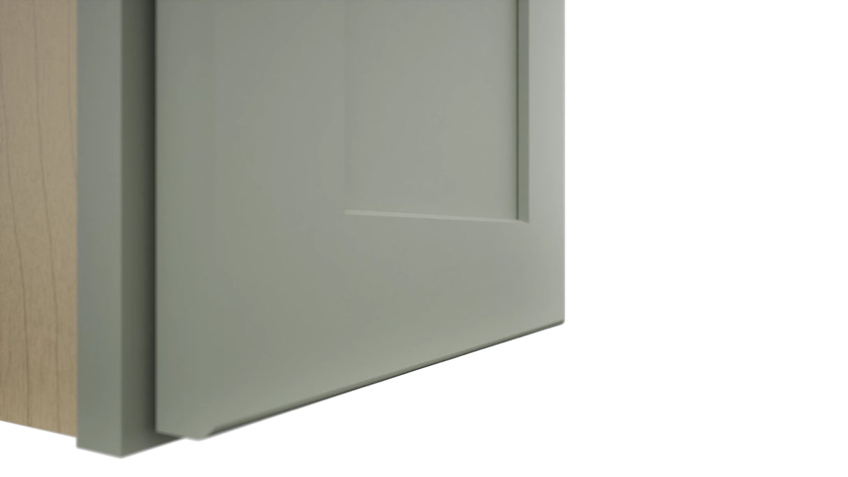 Fabuwood Galaxy Pistachio Green W1230 Wall Standard Cabinet, Detail View
