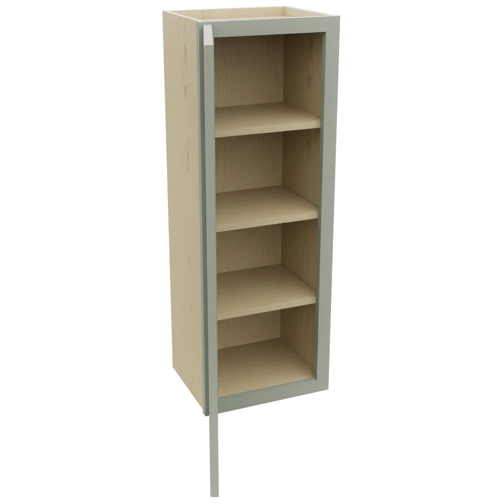 Fabuwood Galaxy Pistachio Green W1542 Wall Standard Cabinet, Open View