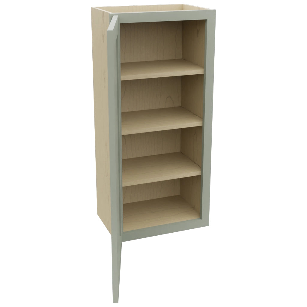 Fabuwood Galaxy Pistachio Green W1839 Wall Standard Cabinet, Open View