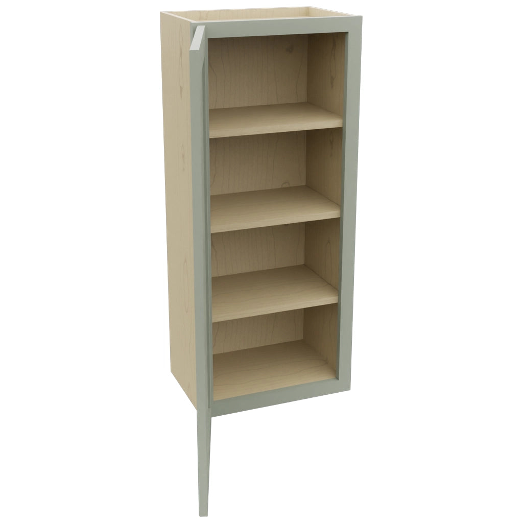 Fabuwood Galaxy Pistachio Green W1842 Wall Standard Cabinet, Open View