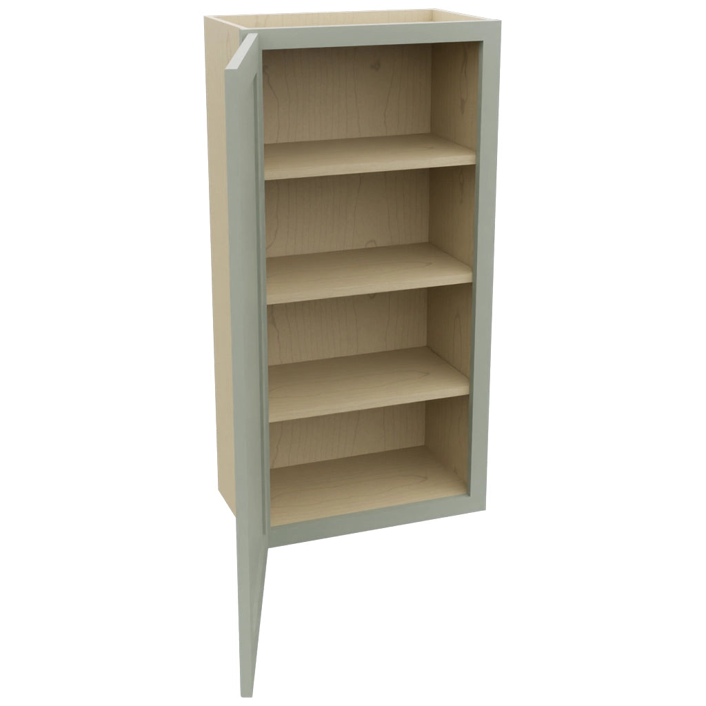 Fabuwood Galaxy Pistachio Green W2142 Wall Standard Cabinet, Open View
