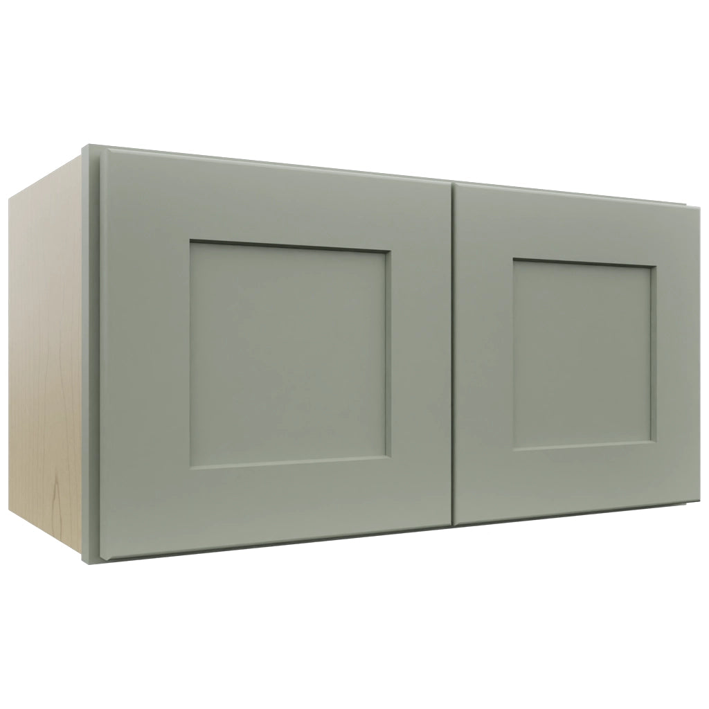 Fabuwood Galaxy Pistachio Green W2412 Wall Standard Cabinet, Front View