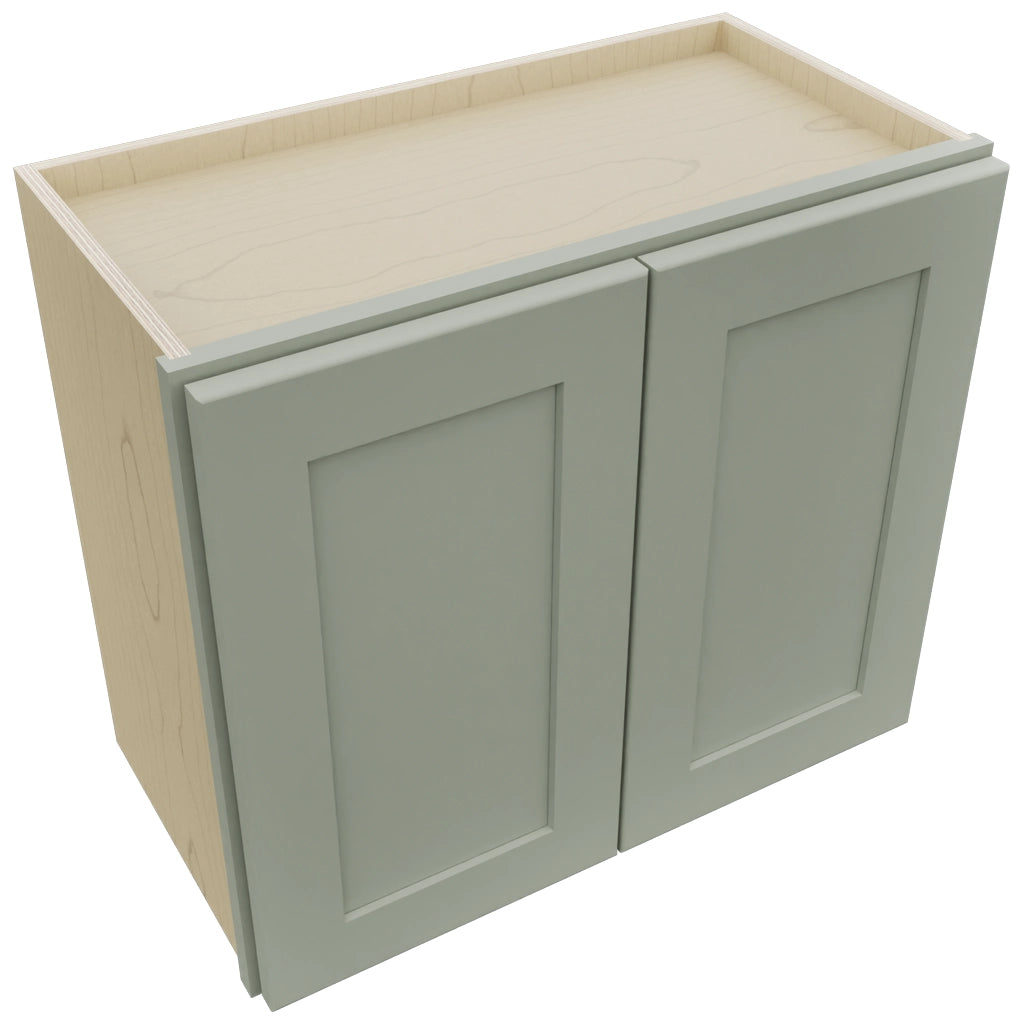 Fabuwood Galaxy Pistachio Green W2421 Wall Standard Cabinet, Top View