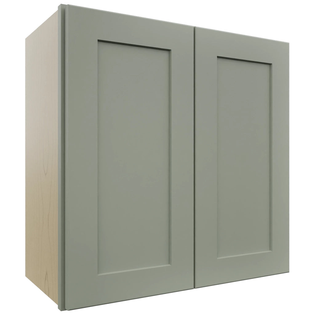 Fabuwood Galaxy Pistachio Green W2424 Wall Standard Cabinet, Front View
