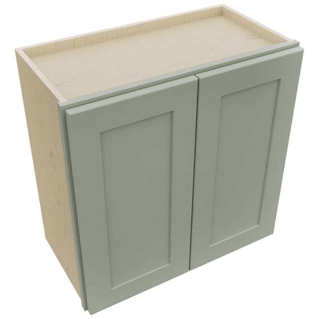 Fabuwood Galaxy Pistachio Green W2424 Wall Standard Cabinet, Top View