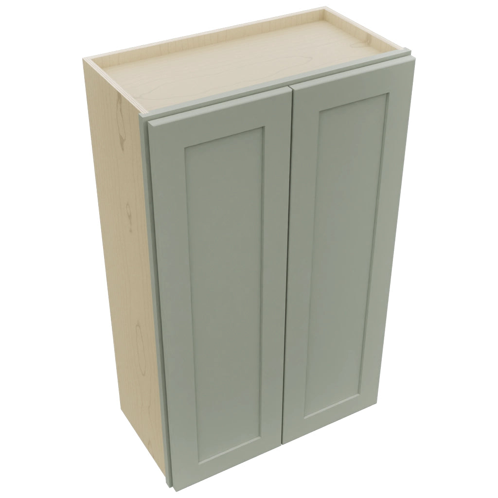 Fabuwood Galaxy Pistachio Green W2439 Wall Standard Cabinet, Top View