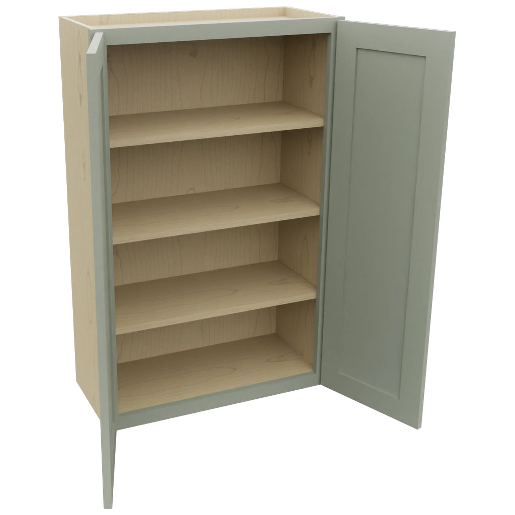 Fabuwood Galaxy Pistachio Green W2742 Wall Standard Cabinet, Open View