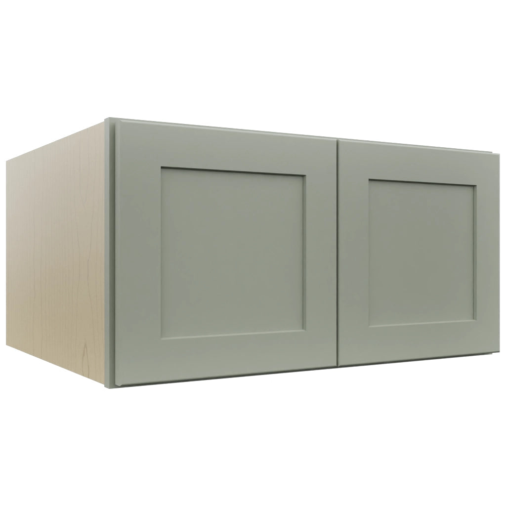 Fabuwood Galaxy Pistachio Green W301524 Wall Deep Cabinet, Front View