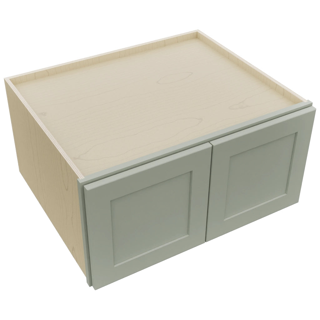 Fabuwood Galaxy Pistachio Green W301524 Wall Deep Cabinet, Top View