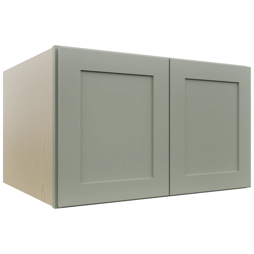 Fabuwood Galaxy Pistachio Green W301824 Wall Deep Cabinet, Front View