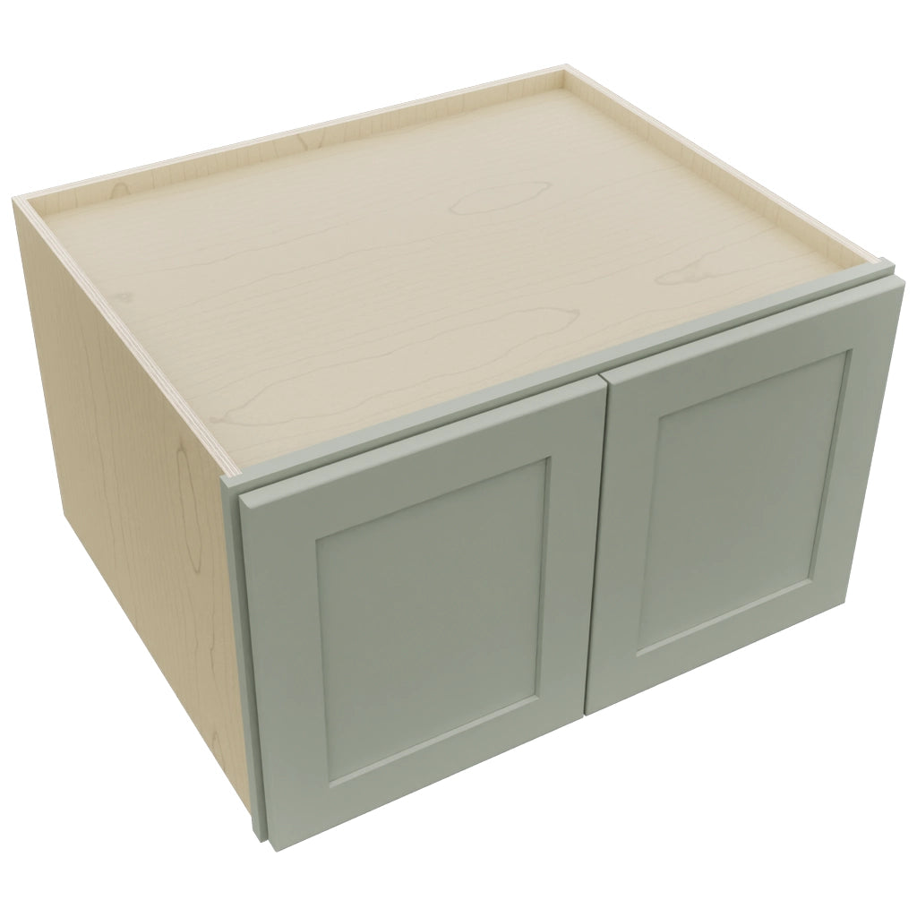 Fabuwood Galaxy Pistachio Green W301824 Wall Deep Cabinet, Top View
