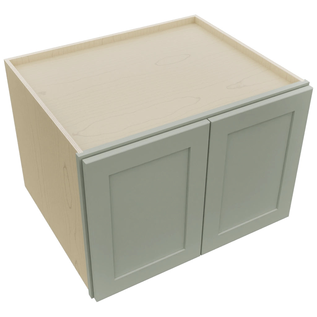 Fabuwood Galaxy Pistachio Green W302124 Wall Deep Cabinet, Top View