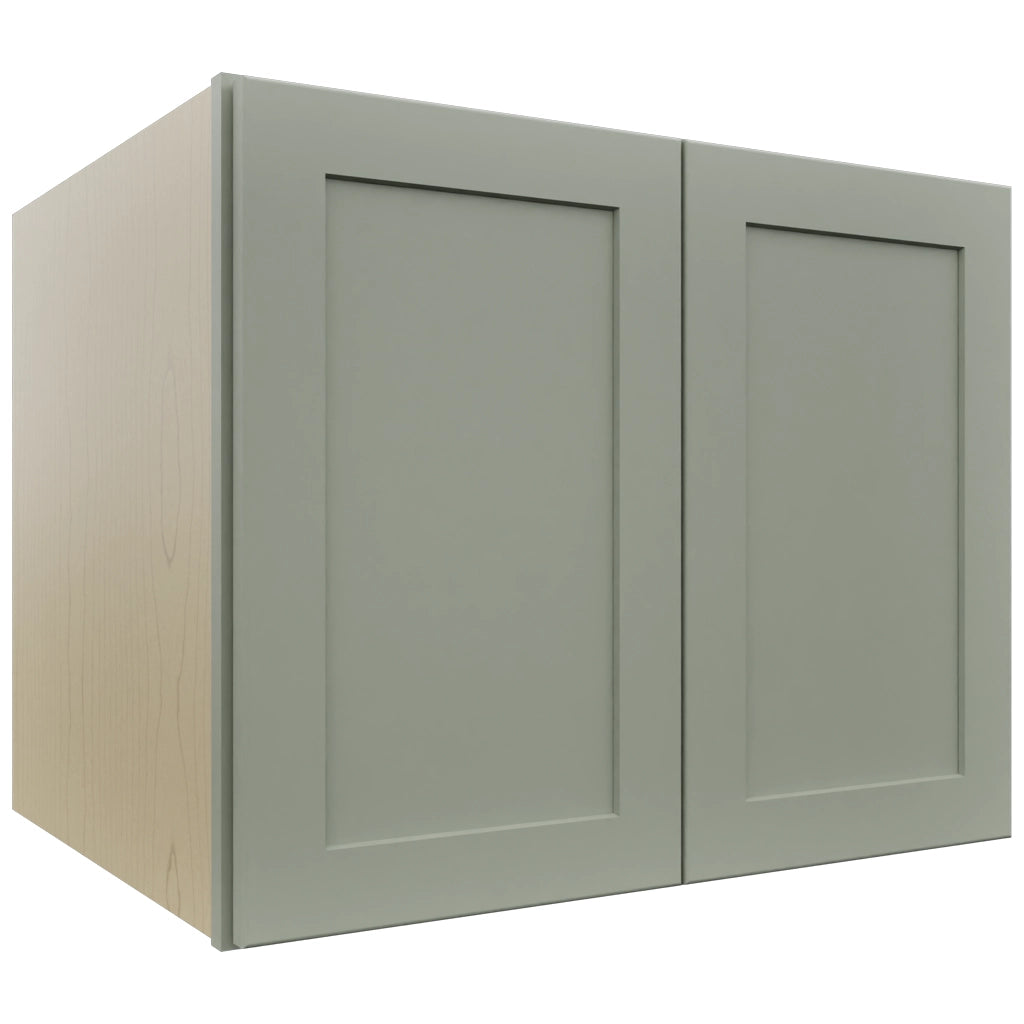 Fabuwood Galaxy Pistachio Green W302424 Wall Deep Cabinet, Front View