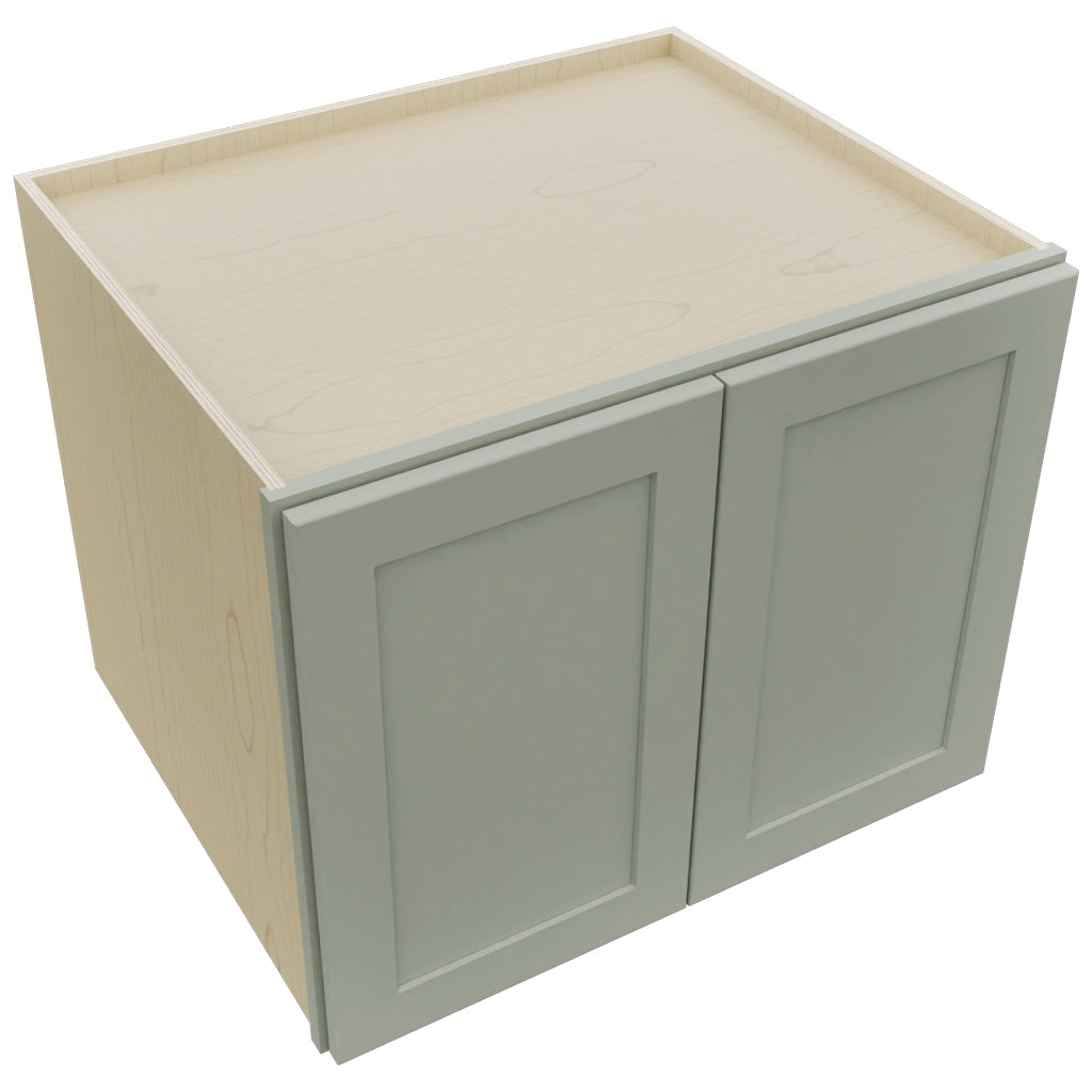 Fabuwood Galaxy Pistachio Green W302424 Wall Deep Cabinet, Top View