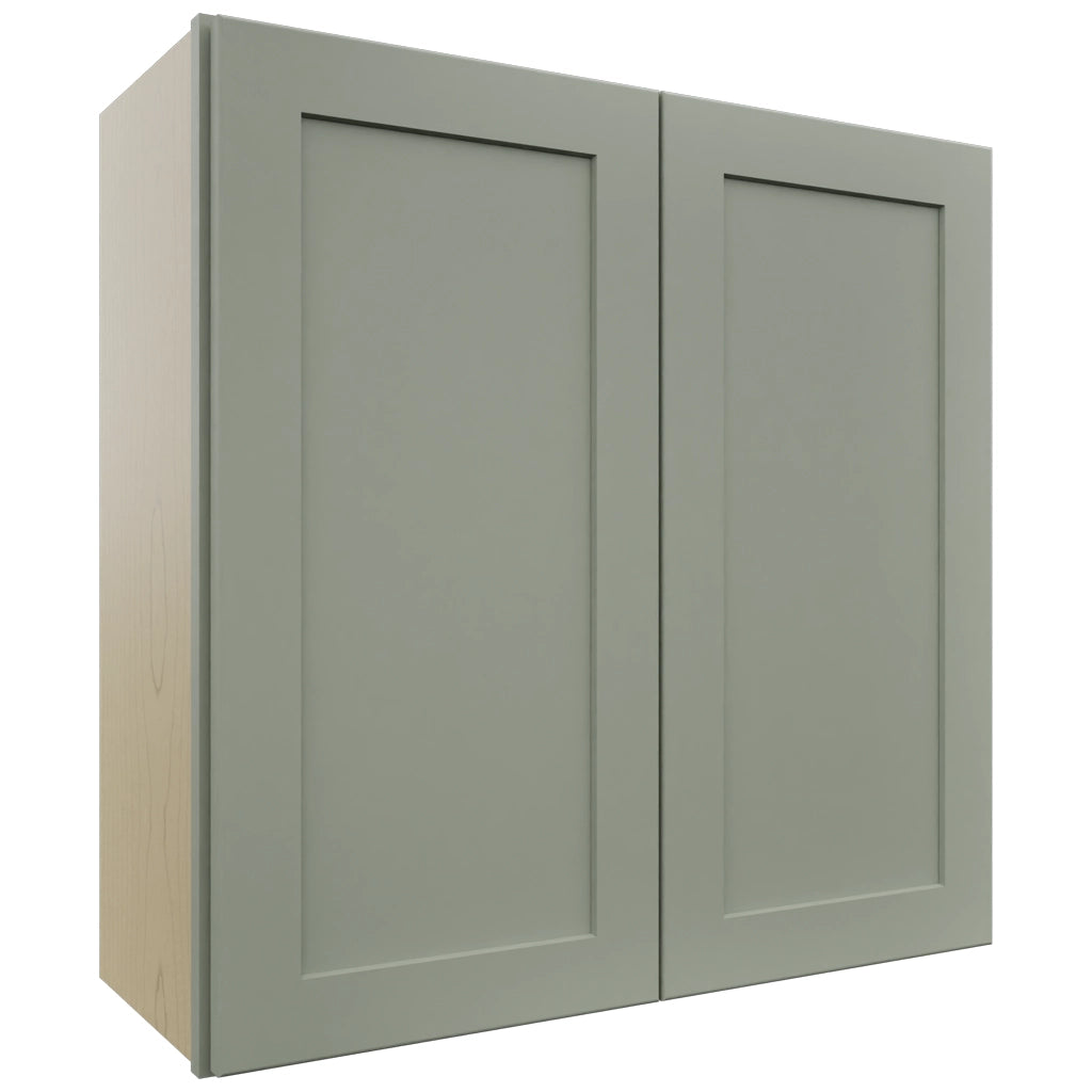 Fabuwood Galaxy Pistachio Green W3030 Wall Standard Cabinet, Front View