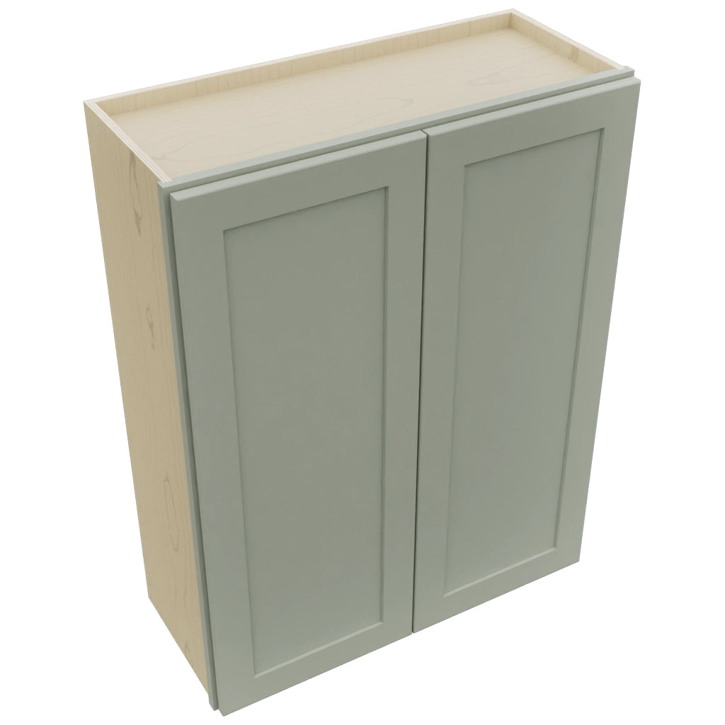 Fabuwood Galaxy Pistachio Green W3039 Wall Standard Cabinet, Top View