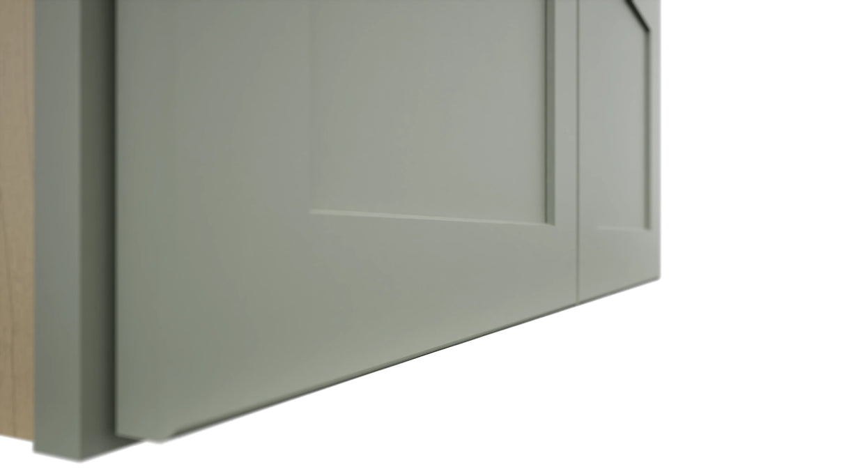 Fabuwood Galaxy Pistachio Green W3315 Wall Standard Cabinet, Detail View
