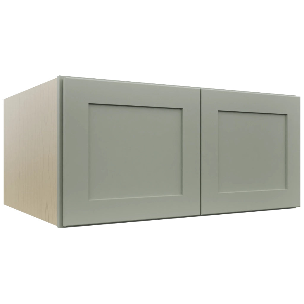 Fabuwood Galaxy Pistachio Green W331524 Wall Deep Cabinet, Front View