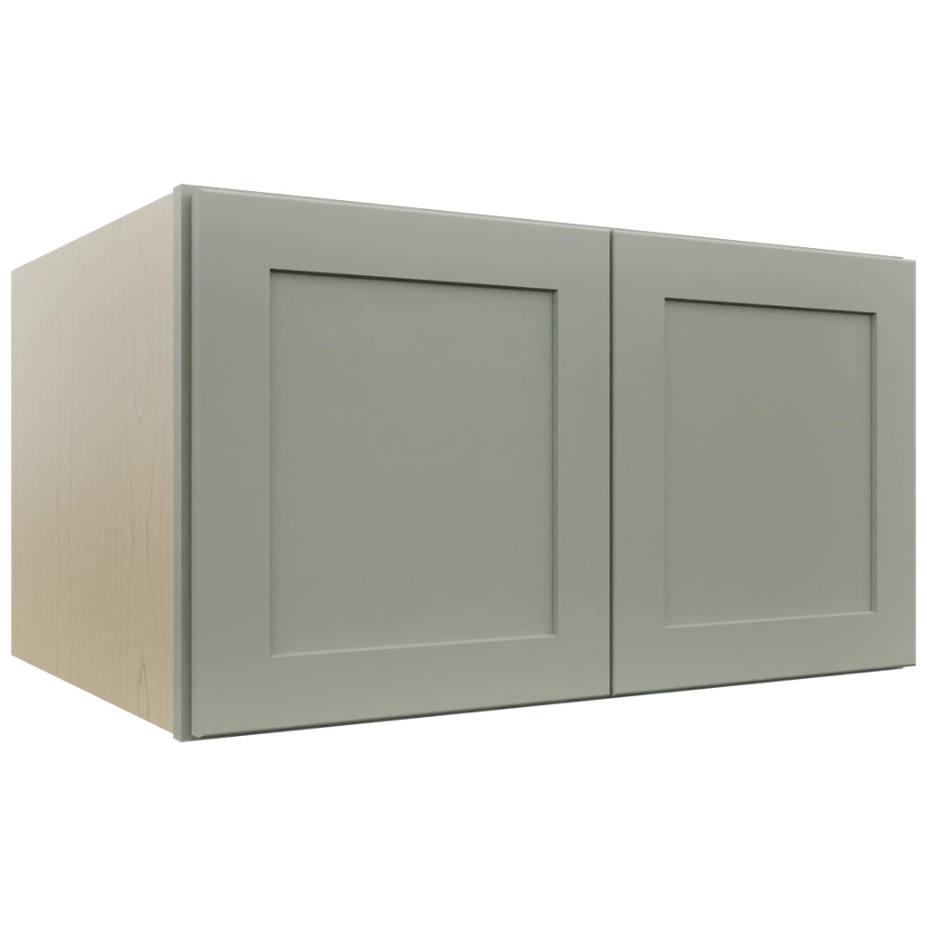 Fabuwood Galaxy Pistachio Green W331824 Wall Deep Cabinet, Front View