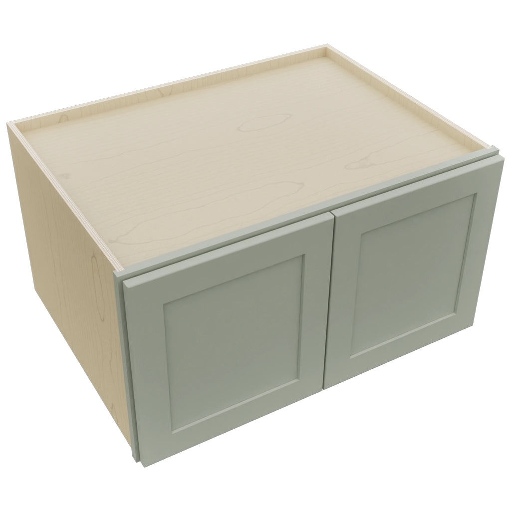 Fabuwood Galaxy Pistachio Green W331824 Wall Deep Cabinet, Top View