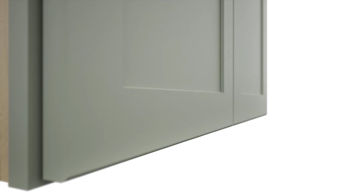 Fabuwood Galaxy Pistachio Green W332424 Wall Deep Cabinet, Detail View