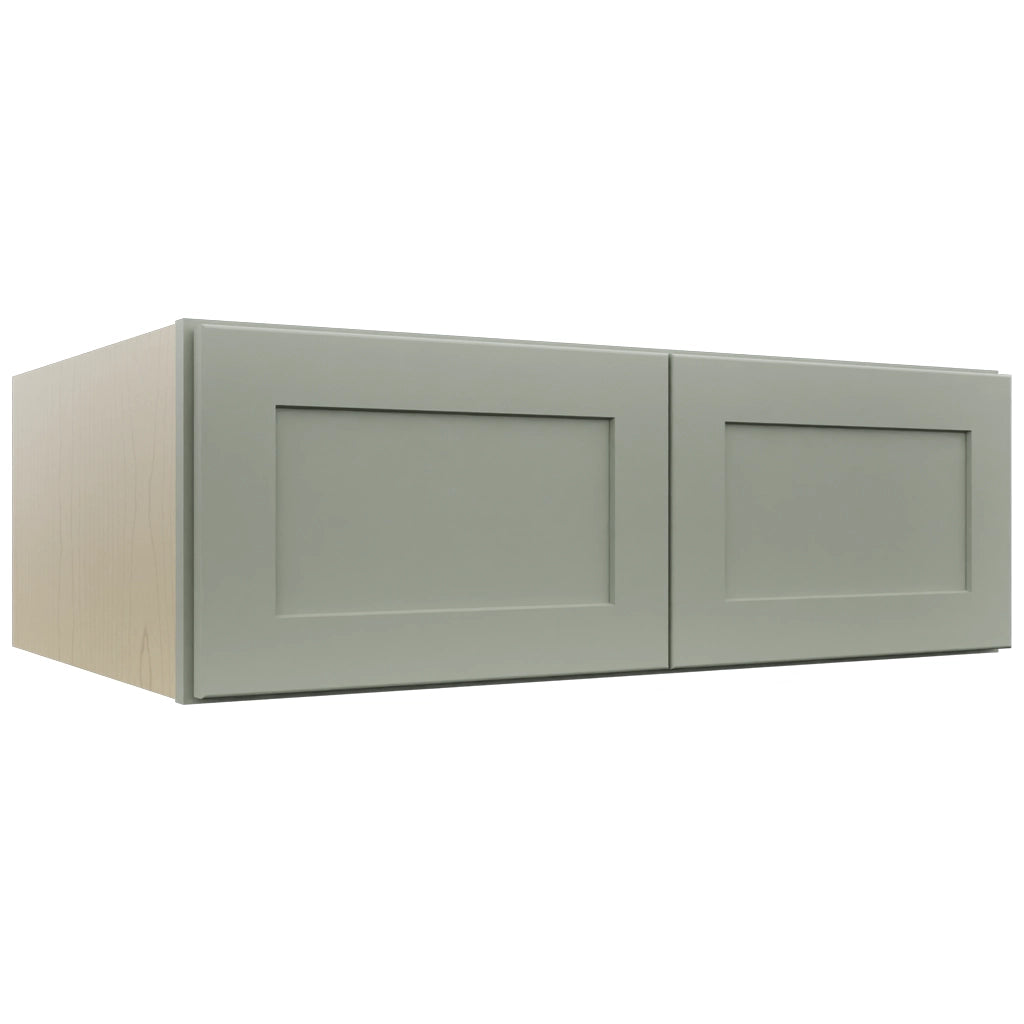 Fabuwood Galaxy Pistachio Green W361224 Wall Deep Cabinet, Front View