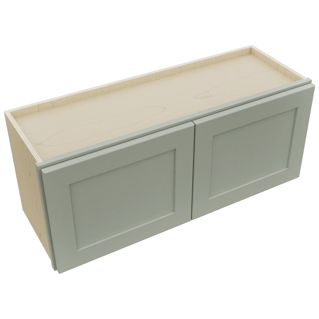 Fabuwood Galaxy Pistachio Green W3615 Wall Standard Cabinet, Top View