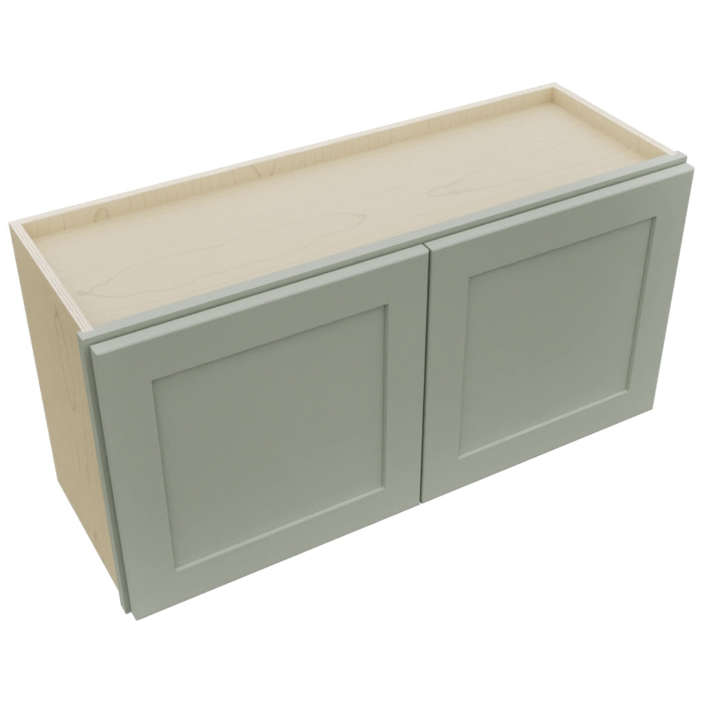 Fabuwood Galaxy Pistachio Green W3618 Wall Standard Cabinet, Top View