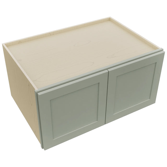 Fabuwood Galaxy Pistachio Green W361824 Wall Deep Cabinet, Top View