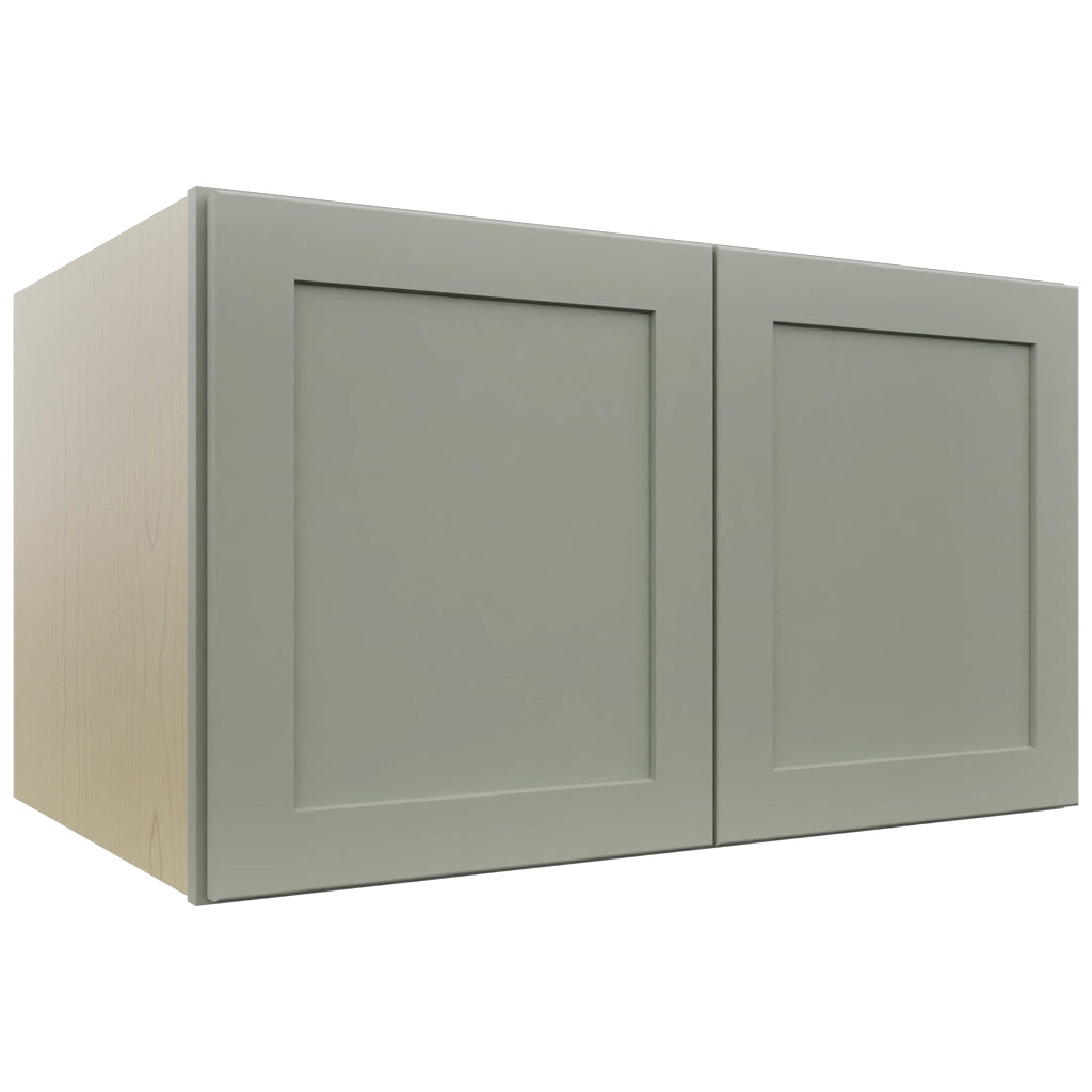 Fabuwood Galaxy Pistachio Green W362124 Wall Deep Cabinet, Front View